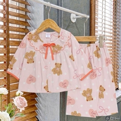 Bản sao của [xem kỹ bảng size] ĐỒ BỘ BÉ GÁI [13kg-46kg] Bộ tole tay dài quần dài cổ thêu - vải loại 1 [FREESHIP]