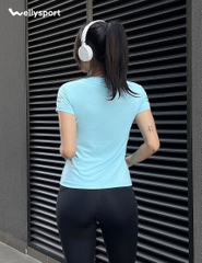 Áo Thun Thể Thao Nữ Lỗ Thoáng Khí, Welly Sport , Mã ANLTK001