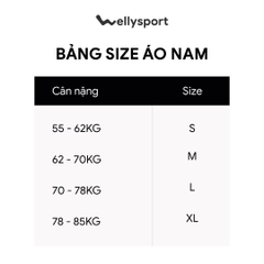 Áo Polo Thể Thao Nam Có Cổ, Màu Trắng, Welly Sport, Mã APLON