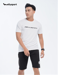 Áo Thun Nam Cao Cấp Welly Sport - Màu Trắng, Mã ANCGN008