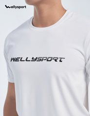 Áo Thun Nam Cao Cấp Welly Sport - Màu Trắng, Mã ANCGN008