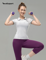 Áo Polo Nữ - Màu Trắng White, Mã PLN01