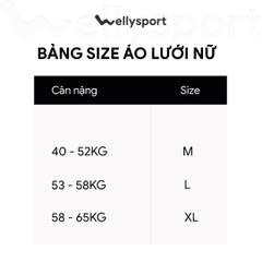 Áo Lưới Nữ Tập Gym, Yoga, Chạy Bộ, Welly Sport, Màu Trắng, Mã ALN01