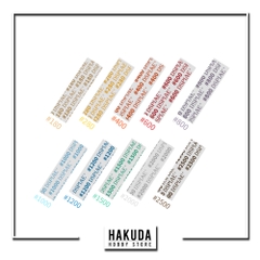 Giấy nhám mô hình Dspiae cao cấp cắt sẵn MSP (1 hộp 10 cái) - Chính hãng DSPIAE