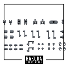Mô hình phụ kiện 30MM 01 Customize Material (Pipe Parts Multi-Joint) - Chính hãng Bandai Nhật Bản
