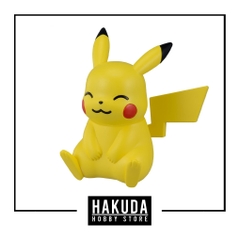Mô hình Pokemon Plamo Collection Quick 16 Pikachu (Sitting Pose) - Mô hình chính hãng Bandai Nhật Bản