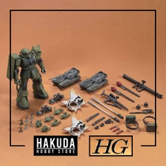 Mô hình HGUC 1/144 HG Zaku Ground Attack Set - Chính hãng Bandai Nhật Bản