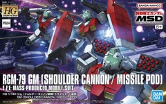 Mô hình HG GTO 1/144 RGM 79 GM  (Shoulder Cannon / Missile Pod) - Chính hãng Bandai Nhật Bản