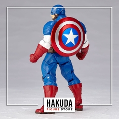 Mô hình Amazing Yamaguchi No.007 Captain America - Chính hãng Revoltech Nhật Bản