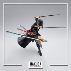 Mô hình S.H.Figuarts 1/12 SHF One Piece Zoro (Onigashima Ver.) - Chính hãng Bandai Nhật Bản