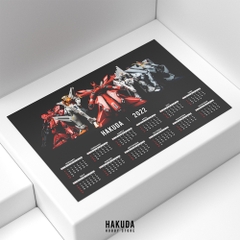 Lịch GUNDAM HAKUDA 2022 - Size (45x30cm)