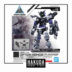 Mô hình phụ kiện 30MM OP10 Option Armor For Commander (Alto Exclusive/Black) - Chính hãng Bandai Nhật Bản
