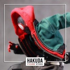 [Tặng Quần] Mô hình 1/12 Áo Vải Hoody Miles Morales (Into Spiderverse) - Chính hãng HAKUDA