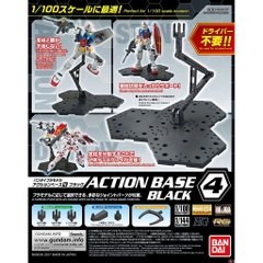 Giá trưng bày mô hình - Action Base 4 (màu Đen) - HG/RG/MG chính hãng Bandai Nhật Bản