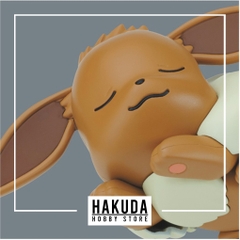 Mô hình Pokemon Plamo Collection Sleeping Eevee - Mô hình chính hãng Bandai Nhật Bản