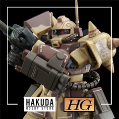 Mô hình P-Bandai HG GTO 1/144 Zaku Desert Type (Double Antenna Type) - Chính hãng Bandai Nhật Bản