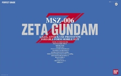 Mô hình PG 1/60 Zeta Gundam - Mô hình Gundam chính hãng Bandai Nhật Bản