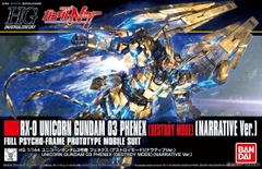 Mô hình HGUC 213 1/144 HG Unicorn Gundam 03 Phenex (Destroy Mode - Narrative Ver.) - Chính hãng Bandai Nhật Bản