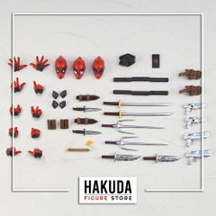 Mô hình Amazing Yamaguchi No.025 Deadpool (Ver 2.0) - Chính hãng Revoltech Nhật Bản
