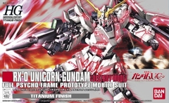 Mô hình HGUC 1/144 HG Unicorn Gundam Destroy Mode Titanium Finish Ver - Chính hãng Bandai Nhật Bản