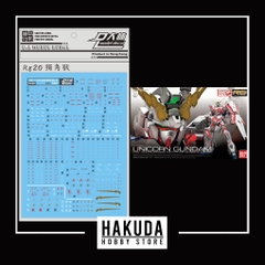 Decal nước cho mô hình - RG 25 1/144 Unicorn Gundam