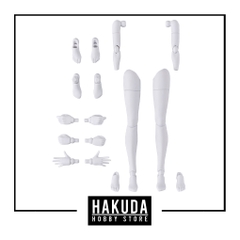 Mô hình phụ kiện 30MS OB12 Option Body Parts Arm Parts & Leg Parts (White/Black) - Chính hãng Bandai Nhật Bản