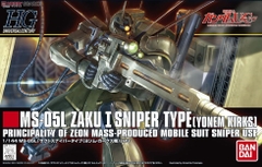 Mô hình HGUC 1/144 HG Zaku I Sniper Type (Yonem Kirks Custom) - Chính hãng Bandai Nhật Bản