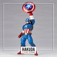 Mô hình Amazing Yamaguchi No.007 Captain America - Chính hãng Revoltech Nhật Bản
