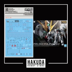 Decal nước cho mô hình - RG 32 1/144 RX93 Nu Gundam