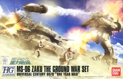 Mô hình HGUC 1/144 HG Zaku Ground Attack Set - Chính hãng Bandai Nhật Bản