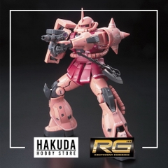 Mô hình RG 02 1/144 MS-06S Char's Zaku II Red - Chính hãng Bandai Nhật Bản