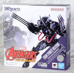 Mô hình S.H.Figuarts 1/12 SHF Venom Symbiote Wolverine (Tech-on Avengers) - Chính hãng Bandai Nhật Bản
