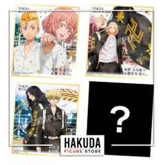 Thẻ Gacha Ngẫu Nhiên Tokyo Revengers Shikishi Art - Chính hãng Bandai Nhật Bản