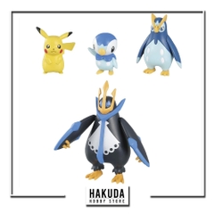 Mô hình Pokemon Plamo Collection 06 Empoleon Evolution Set (Select Series) - Mô hình chính hãng Bandai Nhật Bản