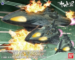 Mô hình Space Battle Ship YAMATO 2202 Great Imperial Garmillas Astro Fleet - Chính hãng Bandai Nhật Bản