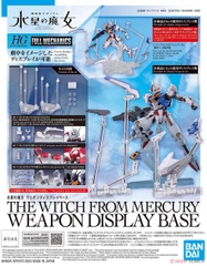 Giá trưng bày mô hình The Witch From Mercury Weapon Display Base - Chính hãng Bandai Nhật Bản