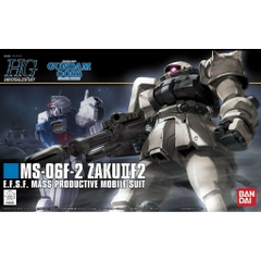 Mô hình HGUC 1/144 HG Zaku II F2 - Chính hãng Bandai Nhật Bản