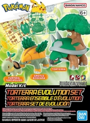 Mô hình Pokemon Plamo Collection 08 Torterra Evolution Set - Mô hình chính hãng Bandai Nhật Bản