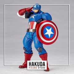 Mô hình Amazing Yamaguchi No.007 Captain America - Chính hãng Revoltech Nhật Bản