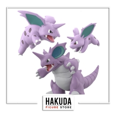 Mô hình P-Bandai Pokemon Scale World 1/20 NIDORAN♂ & NIDORINO & NIDOKING (Kanto Region) - Chính hãng Bandai Nhật Bản