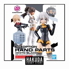 Mô hình phụ kiện 30MS Option Hand Parts (White/Black) - Chính hãng Bandai Nhật Bản