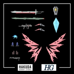 Mô hình HGCE 258 1/144 HG Destiny Gundam Spec II & Zeus Silhouette - Mô hình chính hãng Bandai Nhật Bản