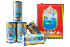NƯỚC YẾN SANEST CÓ ĐƯỜNG hộp 6lon (thùng 10 hộp)