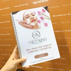 menu spa