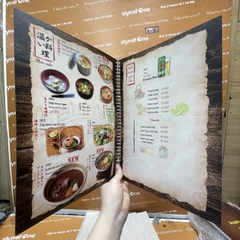 Menu nhà hàng