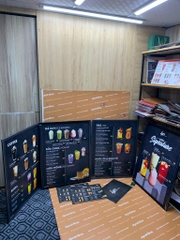 menu quán cafe