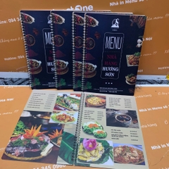 Menu nhà hàng