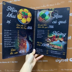 Menu quán nhậu