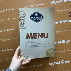 Menu quán Cafe