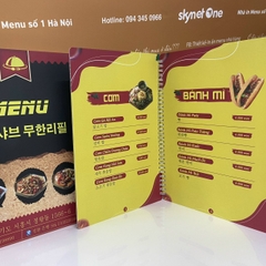 menu nhà hàng